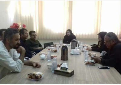 نشست رییس انجمن هنرهای نمایشی استان با مدیران ارشاد و آموزش و پرورش دیلم